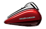 Motocykel Harley-Davidson touring Street Glide Special farba Wicked Red / Twisted Cherry