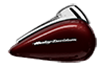 Motocykel Harley-Davidson touring Road Glide Ultra farba Twisted Cherry